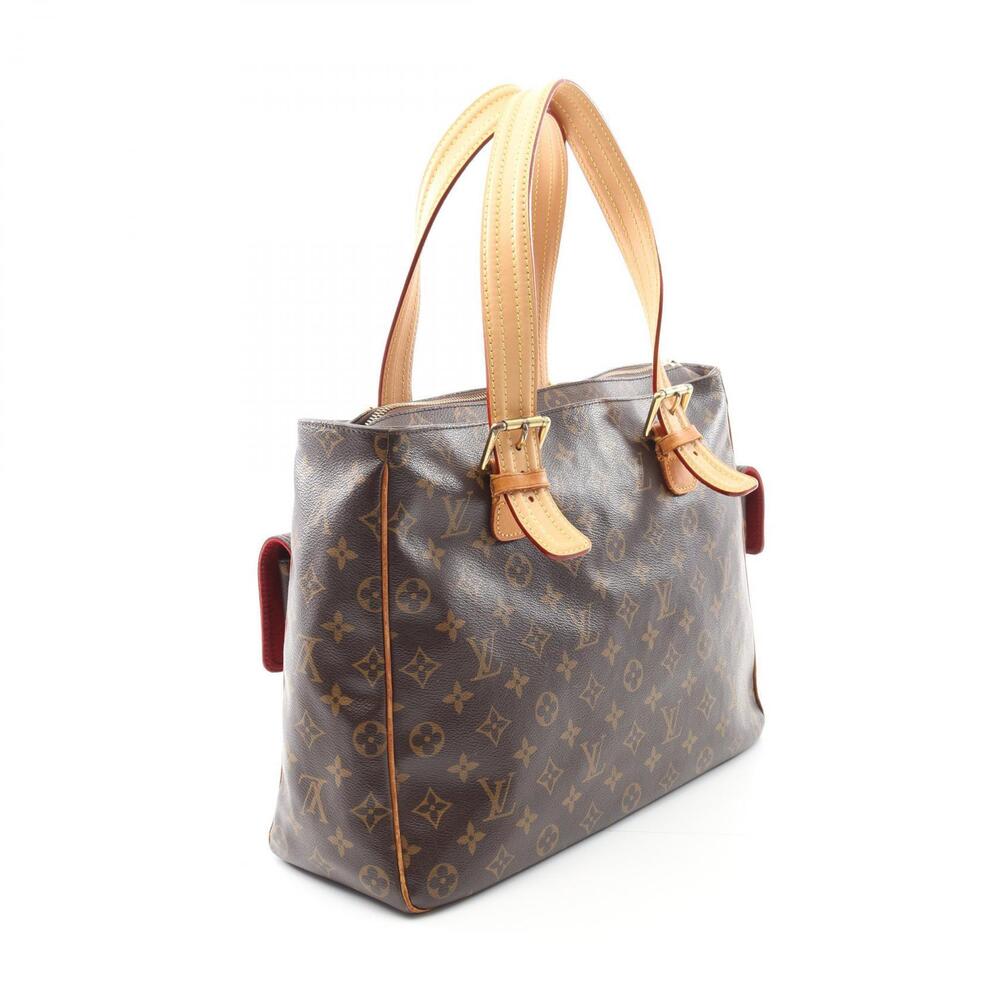 Louis Vuitton Multiplicit Handbag Canvas Leather Monogram Brown